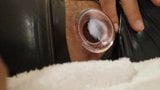 Latex pantyhose and glass plug snapshot 4