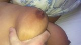 Squeezing wife's breasts snapshot 3