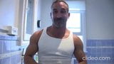 Nasty silver daddy Hunter solo show jerk cum  DILF snapshot 1