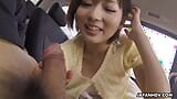 Chica japonesa - masturbación pública y chupando polla sin censura. snapshot 7