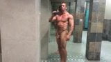 Str8 bodybuilder daddy jerks it at the gym snapshot 1