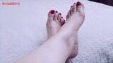 Dibujé mis pies suaves y hermosos para ti. snapshot 5