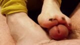 Pedicure on loser’s cock & footjob snapshot 13