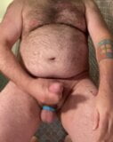 Young Bald Bearded and Tattooed Bear Cub Jerking Off and Shooting Massive Cum Load in Shower snapshot 4