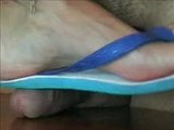 Cock crush with blue flip flops 3 snapshot 10