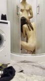 Exciting sex of a beautiful couple in the shower snapshot 6