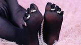 foor fetish video free 4k, 5 fingers pantyhose close up snapshot 6