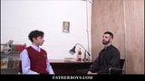 Católico twink altar boy follada por consolador y dick por sacerdote snapshot 2