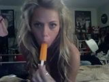Popsicle Turned Into Dildo snapshot 4