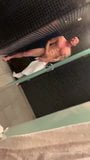 JO in public shower room & sperm licking (55'') snapshot 2