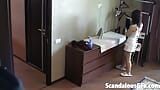 Petite dame ironing her clothes nude in the house snapshot 10