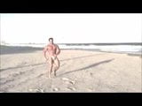 Football jock on the beach snapshot 2