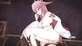 The Mature Allure of Yae Miko and the Aggressive Wolfgirl snapshot 2