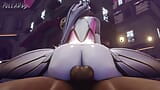Widowmaker Riding BBC With A Butt Plug In snapshot 15
