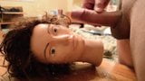 Cum Facial On Mannequin (with slow mo) snapshot 7