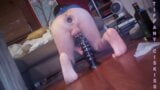 Divaricazione anale con dildo xl e plug anale in vetro xl bwc tiffany ciskiss snapshot 3