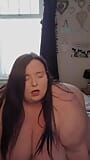 SSBBW Riding Dildo Sexual Pleasing snapshot 2