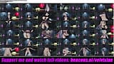 Haku танцует в сексуальной короткой юбке + постепенное раздевание (3D хентай) snapshot 10