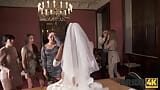 BRIDE4K. Couple starts fucking in front of the guests after wedding ceremony snapshot 11