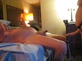 my husbands ass cums from strapon fucking him & milking him snapshot 1