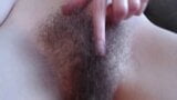 Grande peludo amateur COÑO la masturbación snapshot 16