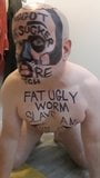 Fat Faggot Slave Worm Posing for SIR snapshot 5