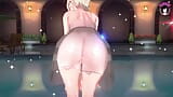 Sexy Milf σε διαφανή nightie κάνει σέξι χορό (3d hentai) snapshot 6