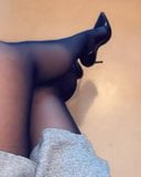 Sexy black pantyhose snapshot 2