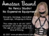 Big tit maid fondled in bondage scene snapshot 1