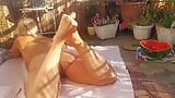 Selena's Naked Outdoor Posing and Feet Worship snapshot 3