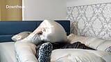 Humping Silver Satin Pillows Part 1 snapshot 11