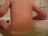 Jerking Off in a Hot Bath snapshot 1