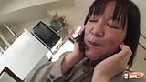 Mature and polite Makiko Nakane sucks on cock and gets teased by sex toys snapshot 9