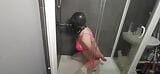 sexy slim messy crossdresser large BJ training well caged snapshot 9