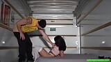 Reina Rae face fucked in a  U-Haul snapshot 4