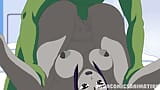 Teen Titans Xxx porn parody - Raven &Friend Fuck Animation (Anime Hentai) (Hard Sex) Sem censura. Cheio snapshot 9