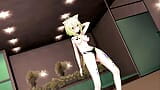 Nekomata Okayu hentai dance do it - Akazukin09 - Blonde hair color edit Smixix snapshot 6