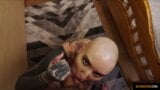 Alternative Shaved Head Chick Sucks and Fucks like Crazy snapshot 2