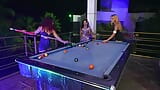 latinas play billiards and put dildo in the ass of the loser GGmansion snapshot 3