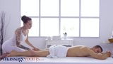 Massage Rooms – Alt Dutch babe Esluna gives oily pov blowjob snapshot 3