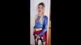 Halloween spezielles Supergirl-Crossplay snapshot 1