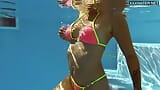 Beleza francesa Anita Rover na piscina snapshot 13