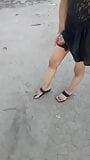 Nude public and hot mini Dress fetish sandals nice feet masturbate snapshot 1