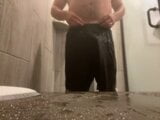 Jerking off in shower in Polo Boxer Briefs snapshot 2