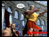 Homosexuelle olympische Spiele, lustiger 3D-Comic-Comic-Witz 3dgay snapshot 3