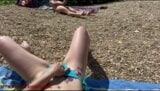 I heat up voyeurs at the beach and end up full of cum, snapshot 3