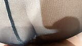 Blonde slut Alena in transparent pantyhose fucks with my stepson snapshot 3