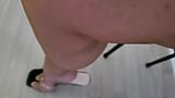 Arching feet in pantyhose snapshot 7