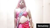 Sexy indian sonusissy navel show in pink dress snapshot 14