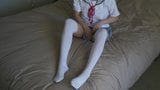 Fuck a Horny Chinese School Girl Wearing a JK Uniform snapshot 3